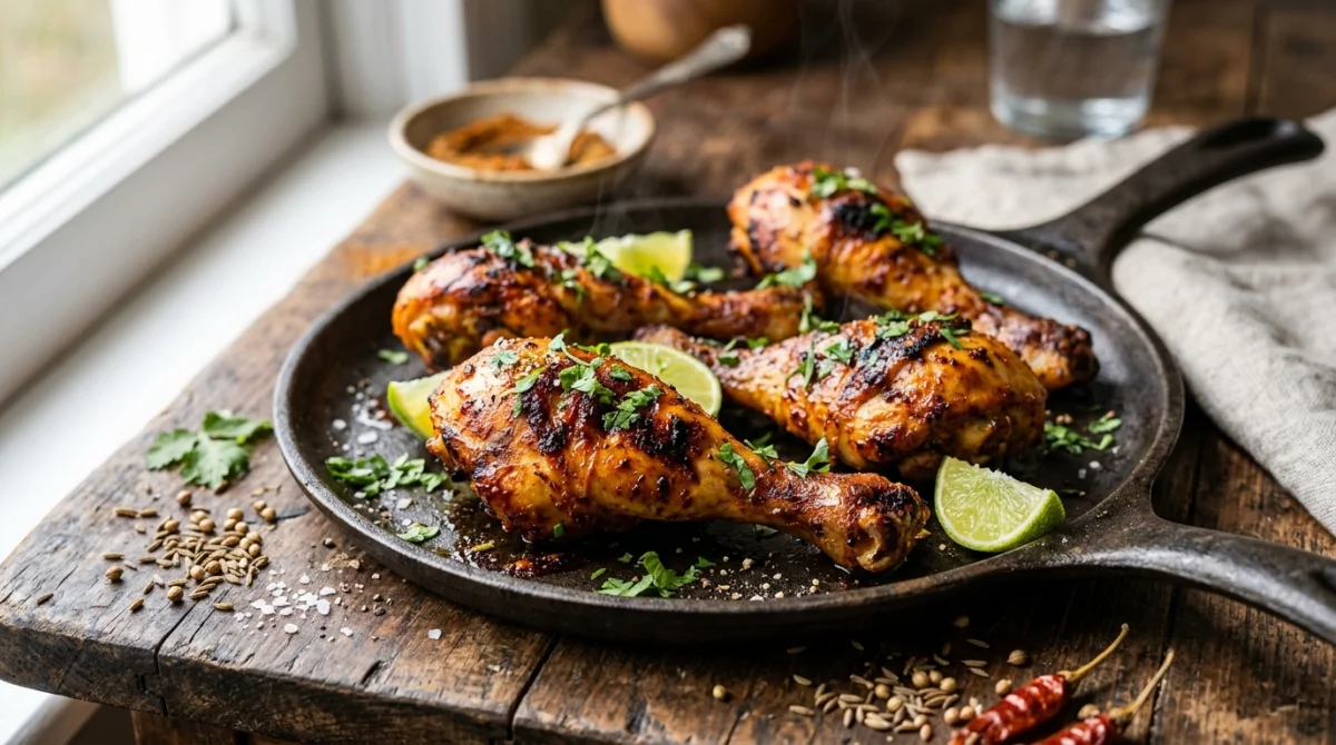 Poulet tandoori au four avec marinade maison et bonnes épices